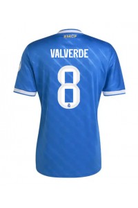 Real Madrid Federico Valverde #8 Voetbaltruitje 3e tenue 2025-26 Korte Mouw
